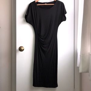 Grace Elements Side Ruched Midi Dress Elegant sz M